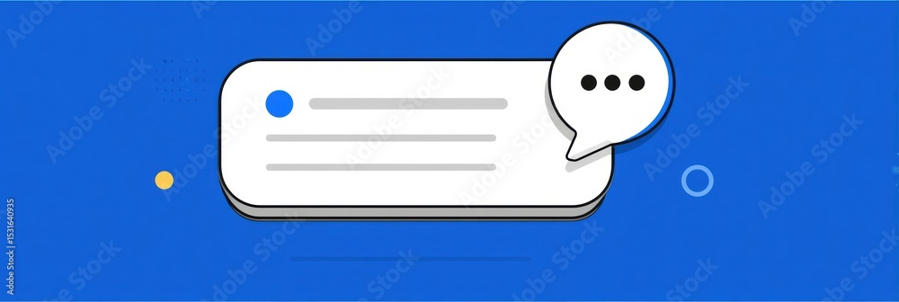 Poster user engages with suspicious sms link in chat bubble on a clean, well-organized screen layout