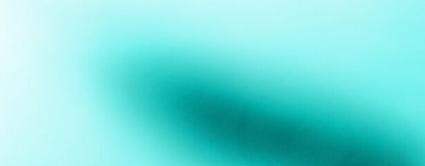 White light gradient with a spot of bright blue. Sky, ice, iceberg, baby, arctic blue. Dark oval glare. Smooth transition of colors with fabric cloth grainy noisy texture. Abstract turquoise banner.