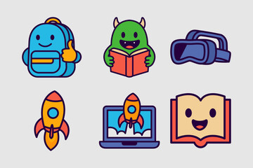 Education Mascot Cartoon	
