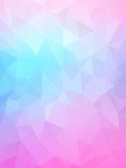 Obraz premium Abstract polygonal background with vibrant pastel gradients and triangles