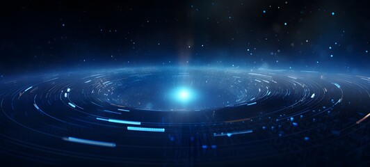 Obraz premium planetary circulation in Delfts Blauw, ai generative