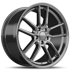 Fototapeta premium Dark Grey Multispoke Alloy Wheel Rim