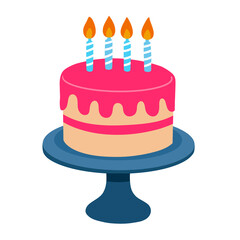 Pink Birthday Cake