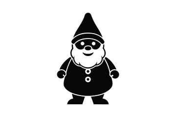 Cute Santa Claus cartoon vector art illustration