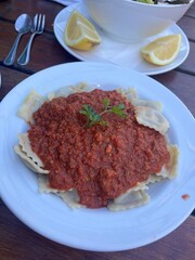 meatballs with tomato sauce