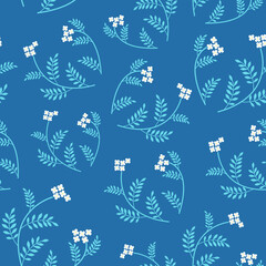 February 3rd Birth Flower Cardamine Graphic Design Pattern 1