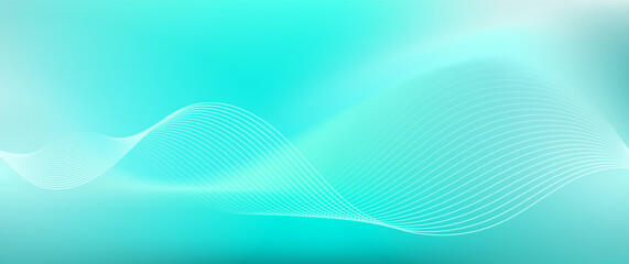 Abstract green background with line wavy.minimalist background for cover template,banner,brosur,flayer,website etc. Vector illustration eps 10