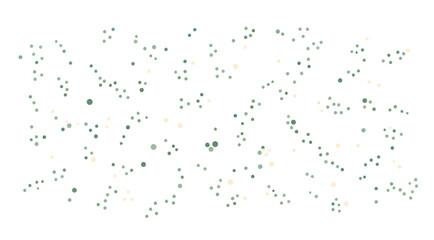 Abstract Green and Beige Particle Burst Digital Art Print