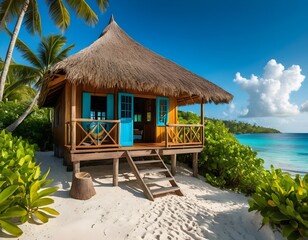 Charming Caribbean Cottage On a Tropical Island