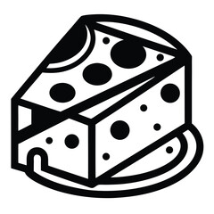 black-and-white-icon-of-cheese--white-background.eps
