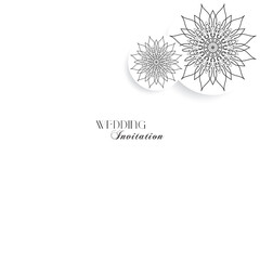 The Gold Mandala Wedding Iinvitation Card