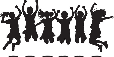 vector silhouettes of people