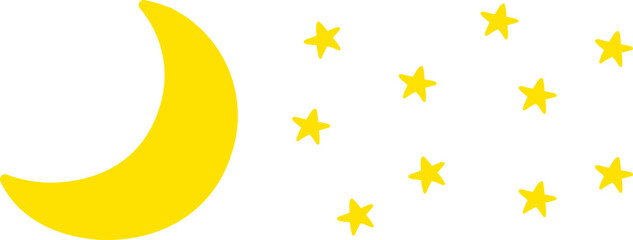 달, 별 일러스트 © hyunsung