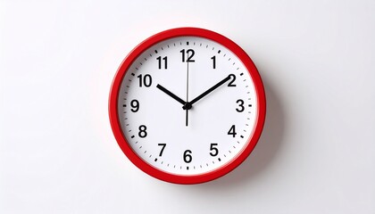 Red Clock, Business Concept Racing Against Time