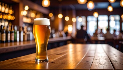 Beer clear glass for celebratory drinking