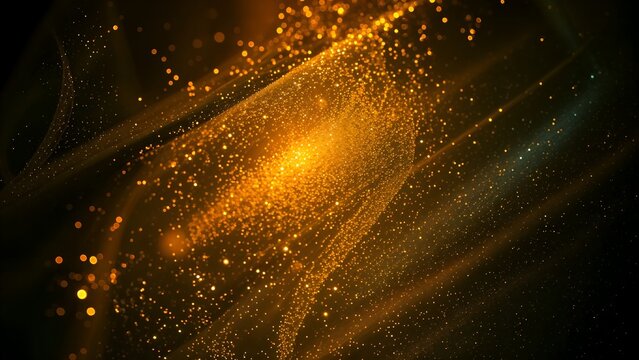 Glistening water drops on glass reflect the cosmic shiny glow of a night sky galaxy