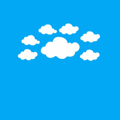 blue cloud background