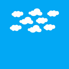 blue cloud background