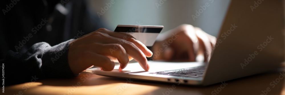 Poster Scam Overlay on Online Payment Gateway During Fraudulent Transaction Attempt With Minimal Right Margin