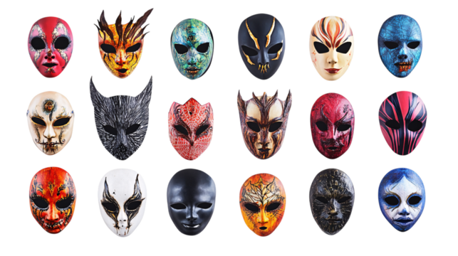 set of colorful easter eggs - Powered by Adobe