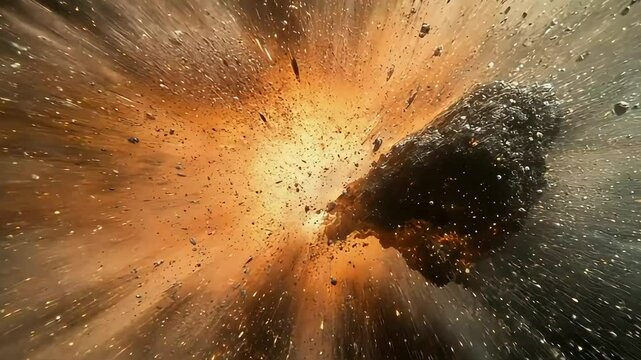 Explosion graphic design background
