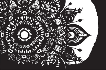 abstract floral design