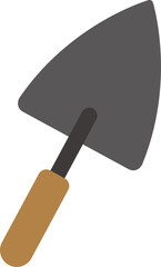 꽃 삽 일러스트