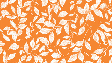 seamless pattern with leaves