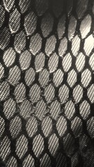 Old rusty metal texture background with a seamless steel grid pattern