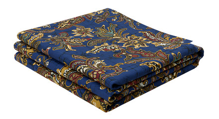 Folded patterned fabric display