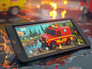 Fire Truck Game App