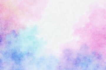 pastel Weird Abstract watercolor. Purple pink blue teal background. Colorful art background