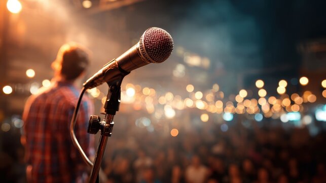 Poetry slams create vibrant stages for poets to perform and compete, judged in real time by the attending audience.
