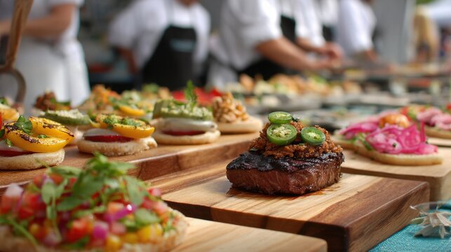 Food festivals celebrate local flavors with tastings, cooking demos, and lively events showcasing culinary traditions.
