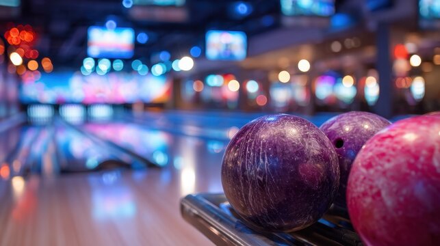 Gather at bowling alleys for engaging lane games, delicious food, drinks, and vibrant arcade activities.
