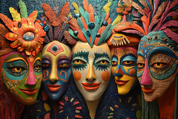 Carnaval do Rio de Janeiro, Colorful parade