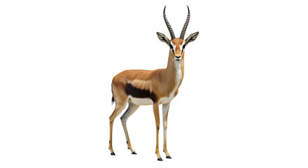Detailed Image of a Gazelle with Pronounced Horns