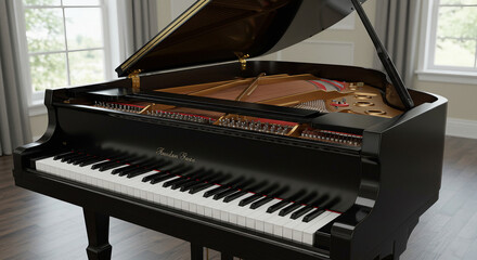 Fototapeta premium grand piano keys
