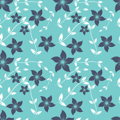 seamless pattern with leaves