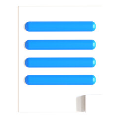 Obraz premium file ui 3d icon illustration