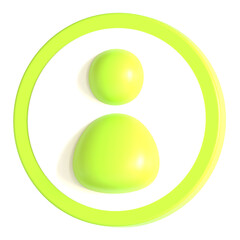 stories social media 3d icon illustration