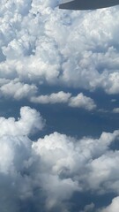 blue sky with clouds