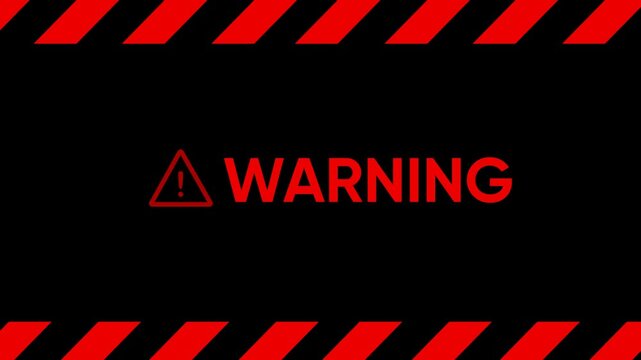 animation red critical error message background 
