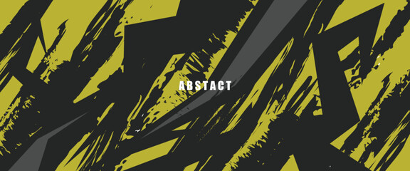 Abstract background modern vector racing 3d grey and orange. Grunge banner background illustration