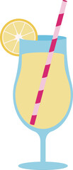 Refreshing Cold Drink Illustration for Summer
