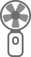 Handheld Fan Icon for Personal Cooling
