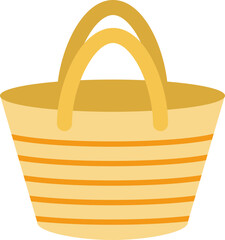 Summer Beach Bag Illustration for Travel
