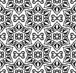 Ethnic background on the theme of Uzbek national ornament, Islamic pattern, seamless pattern, vector design