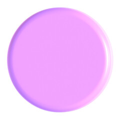 Abstract Element Purple Green 3d icon illustration