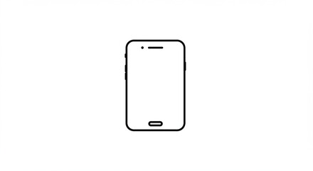 Simple smartphone icon


